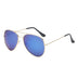 Classic Aviator UVA and UVB Sunglasses - gold/blue