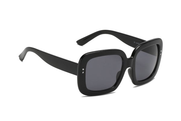 Retro Square Framed Sunglasses