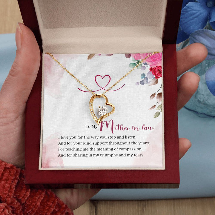 To My Mother in Law - Forever Love Necklace