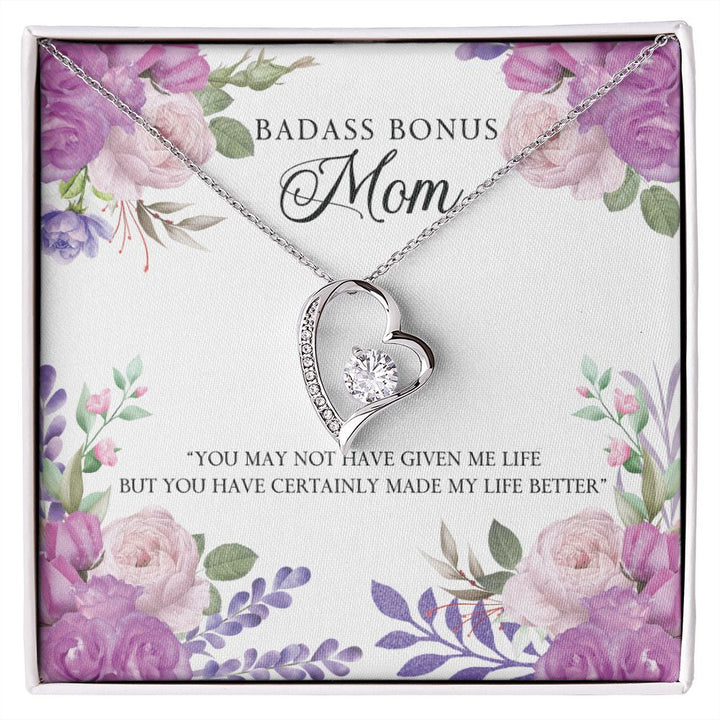 Bad Ass Bonus Mom - Forever Love Necklace