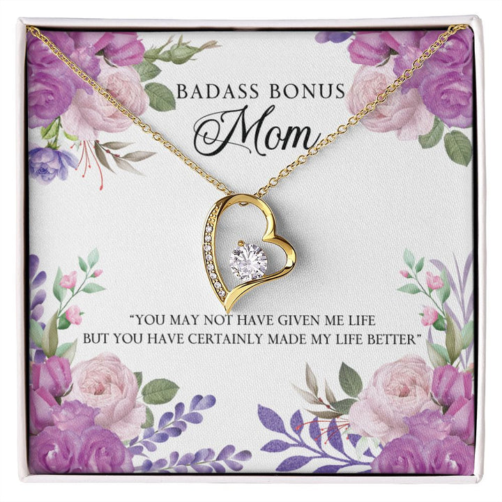 Bad Ass Bonus Mom - Forever Love Necklace
